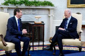 Joe Biden meets with Isaac Herzog - Washington