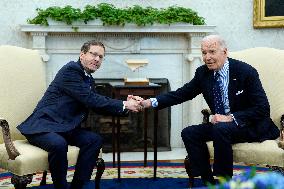 Joe Biden meets with Isaac Herzog - Washington