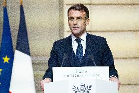 Emmanuel Macron Receives NATO Secretary General Mark Rutte