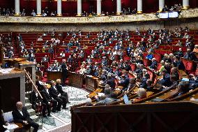 Questions to the government at the National Assembly - Paris