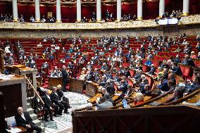 Questions to the government at the National Assembly - Paris