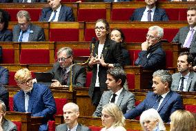 Questions to the government at the National Assembly - Paris