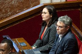 Questions to the government at the National Assembly - Paris