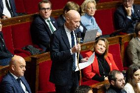 Questions to the government at the National Assembly - Paris