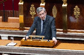 Voting of the draft finance bill for 2025 at the National Assembly - Paris