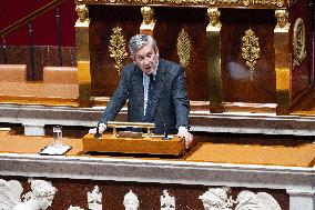 Voting of the draft finance bill for 2025 at the National Assembly - Paris