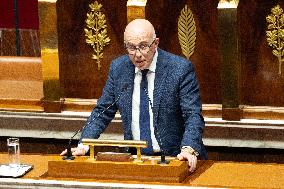 Voting of the draft finance bill for 2025 at the National Assembly - Paris