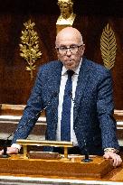 Voting of the draft finance bill for 2025 at the National Assembly - Paris