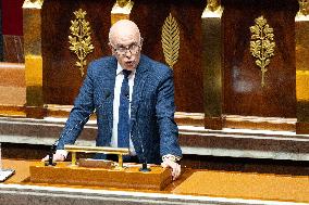 Voting of the draft finance bill for 2025 at the National Assembly - Paris