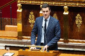 Voting of the draft finance bill for 2025 at the National Assembly - Paris