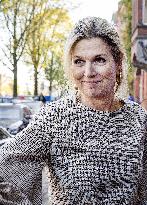 Queen Maxima Working Visit To The Cultural Fund - Amsterdam