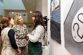 Queen Maxima Working Visit To The Cultural Fund - Amsterdam