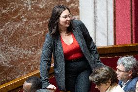 Voting of the draft finance bill for 2025 at the National Assembly - Paris