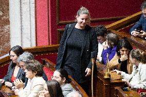 Voting of the draft finance bill for 2025 at the National Assembly - Paris