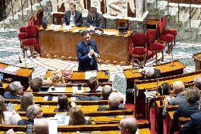 Voting of the draft finance bill for 2025 at the National Assembly - Paris