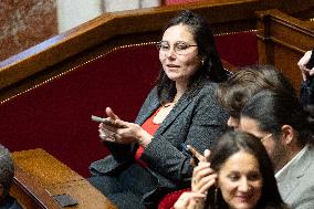 Voting of the draft finance bill for 2025 at the National Assembly - Paris