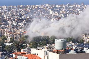 Israel Pounds Beirut Suburbs With Heavy Daytime Airstrikes