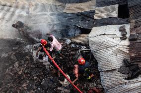 Fire At A Shoe Factory