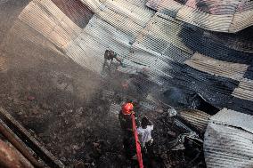 Fire At A Shoe Factory