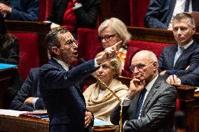 Question Time In The French Parliament