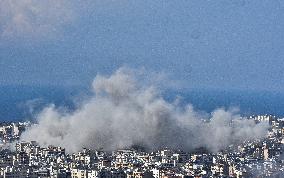 Israeli Airstrike Near Beirut