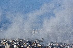 Israeli Airstrike Near Beirut