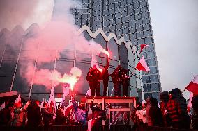 Independence Day March In Warsaw, Poland