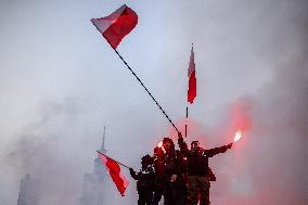 Independence Day March In Warsaw, Poland