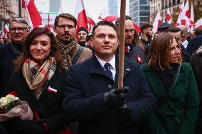 Independence Day March In Warsaw, Poland