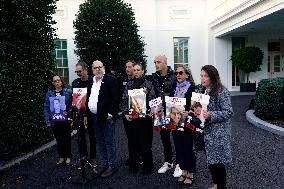 Hostage families at the White House - Washington