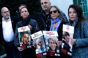 Hostage families at the White House - Washington