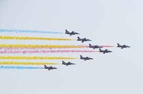 Red Falcon Air Demonstration Team Perform at Zhuhai  Air Show