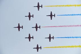 Red Falcon Air Demonstration Team Perform at Zhuhai  Air Show