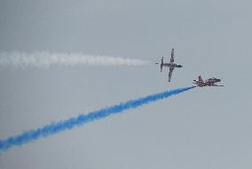 Red Falcon Air Demonstration Team Perform at Zhuhai  Air Show