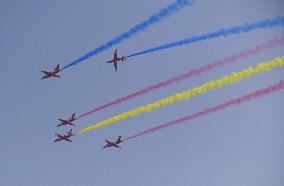 Red Falcon Air Demonstration Team Perform at Zhuhai  Air Show