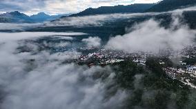 Sea Of Clouds In Medog County - China