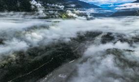 Sea Of Clouds In Medog County - China