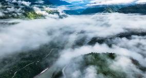 Sea Of Clouds In Medog County - China