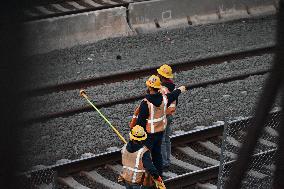 Fire At Substation Causes Train Delays On Amtrak In Bronx New York City