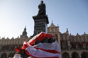 Independence Day Decorations In Krakow