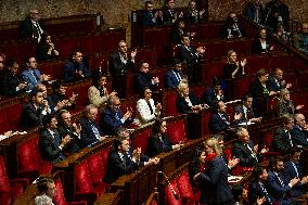 Finance Bill For 2025 Rejected In The National Assembly, In Paris