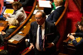 Finance Bill For 2025 Rejected In The National Assembly, In Paris