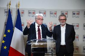 Press Briefing at The National Assembly - Paris