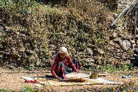 Rural Daily Life In Nepal