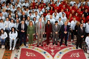 Royals Receive Olympic And Paralympic Athletes - Madrid