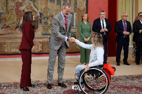 Royals Receive Olympic And Paralympic Athletes - Madrid