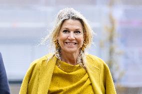 Queen Maxima At Healthcare Institution Ipse De Bruggen - Netherlands