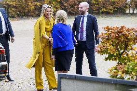 Queen Maxima At Healthcare Institution Ipse De Bruggen - Netherlands