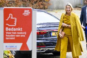 Queen Maxima At Healthcare Institution Ipse De Bruggen - Netherlands