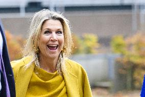 Queen Maxima At Healthcare Institution Ipse De Bruggen - Netherlands